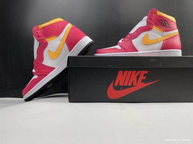 Cheap Air Fusion Jordan Red 1 High 555088-603 OGLight 0723